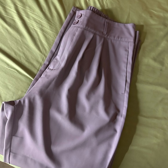 HALARA Pants - HALARA Mauve Pleated Pants